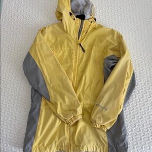 Columbia Women’s yellow rain jacket